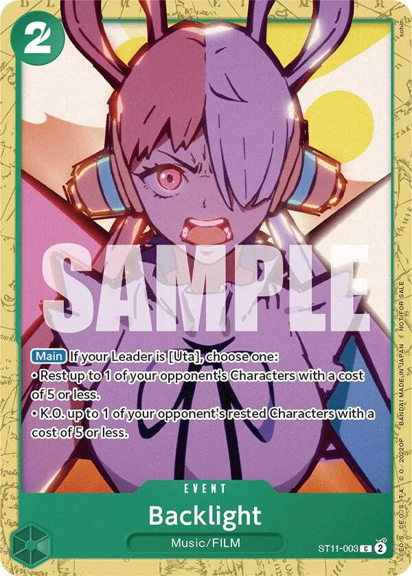 Backlight (Starter Deck 11: Uta Deck Battle)