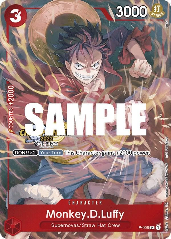 Monkey.D.Luffy - P-006 (Tournament Pack Vol. 1)