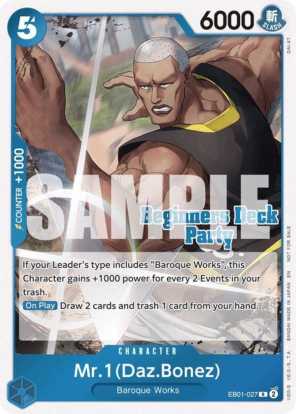Mr. 1 (Daz.Bonez) (Beginners Deck Party [ST-23] - [ST-28] Participation Pack)