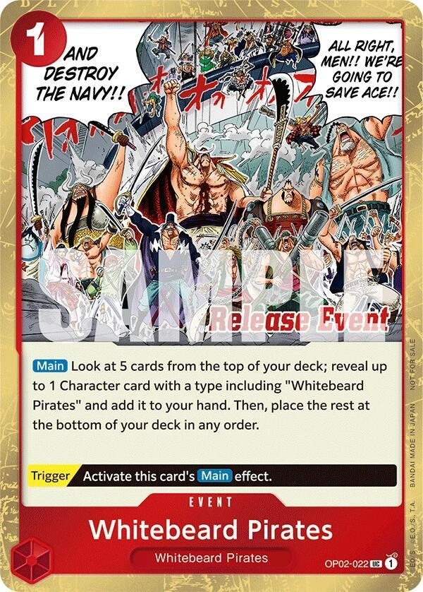Whitebeard Pirates (ST15 - ST20 Release Event Winner Pack)